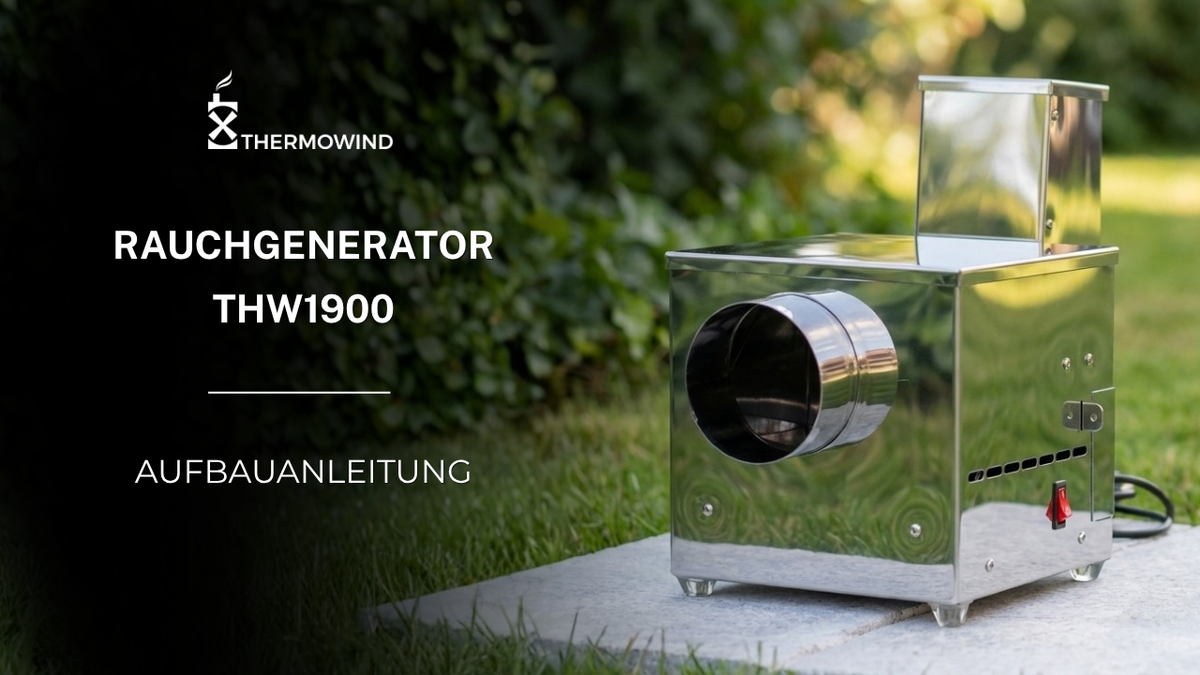 Video laden: Video: Aufbau des Thermowind Rauchgenerators THW1900